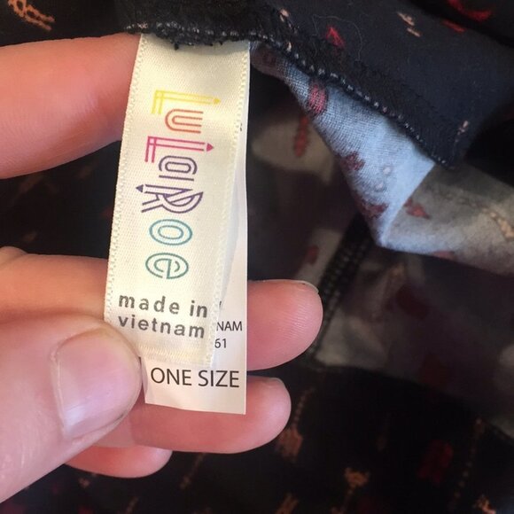 OS NWOT LuLaRoe Leggings AA22 3289 - Picture 3 of 3